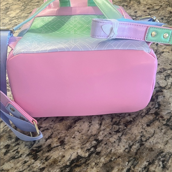 Loungefly Wicked For Good Iridescent Ombré Mini Backpack NWT - Picture 11 of 11